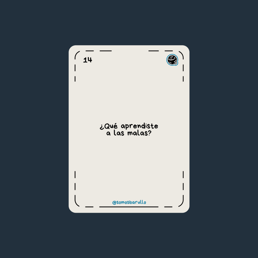 Baraja de cartas "EL JUEGO VOL.2" de Somos Barullo
