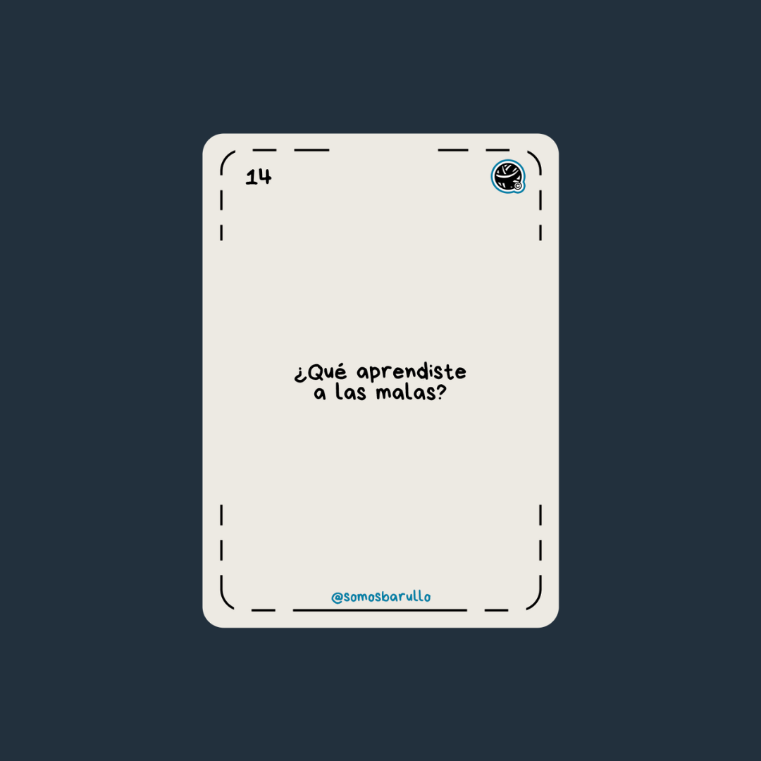 Baraja de cartas "EL JUEGO VOL.2" de Somos Barullo