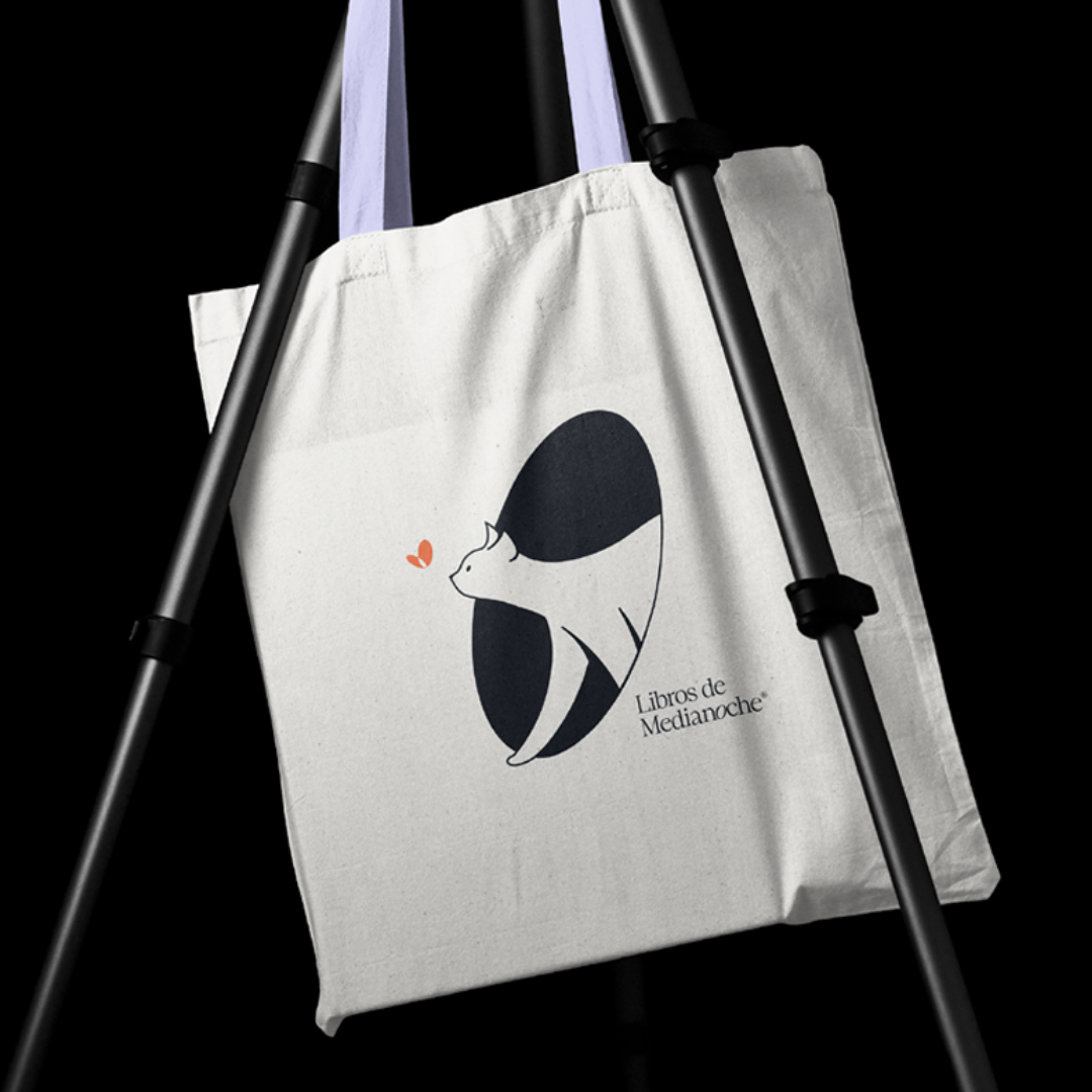 Totebag "Medianoche Cat"