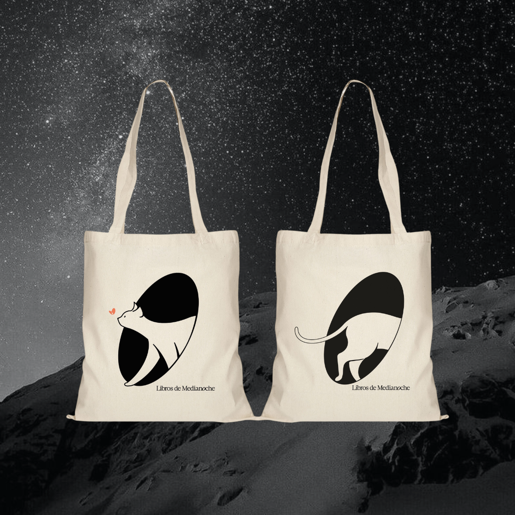 Totebag "Medianoche Cat"