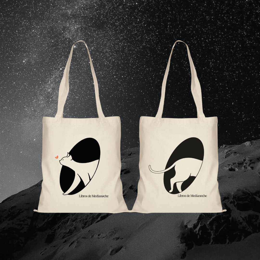 Totebag "Medianoche Cat"