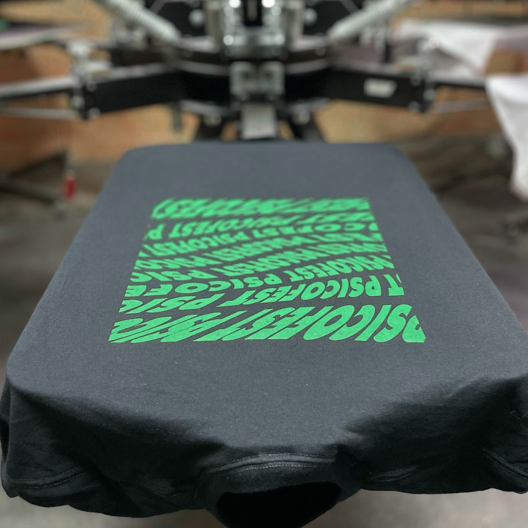 Camiseta negra "PSICOFEST"
