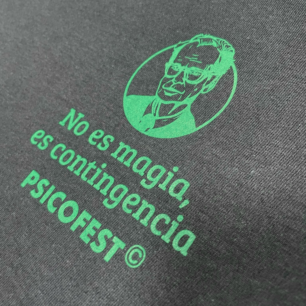 Camiseta negra "PSICOFEST"