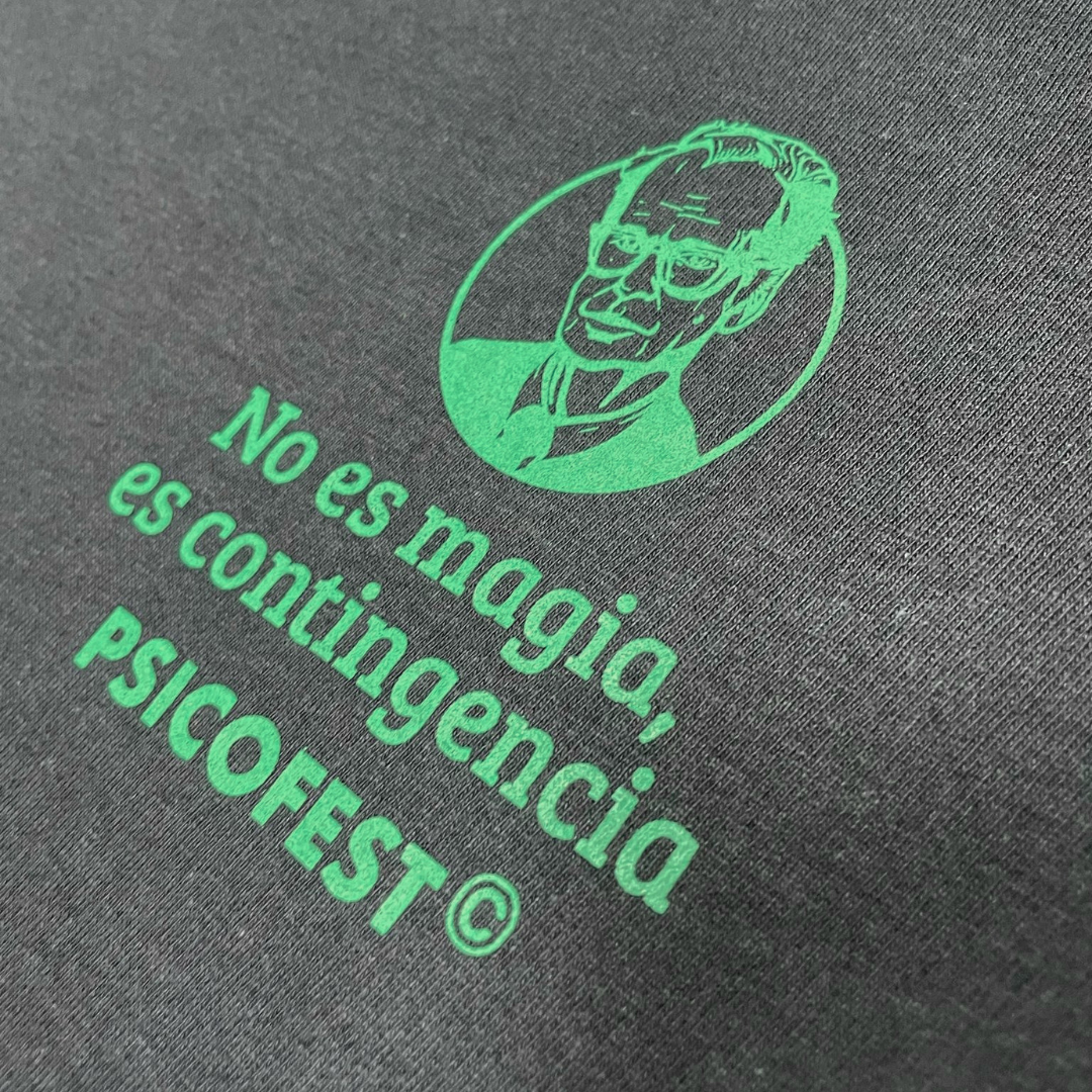 Camiseta negra "PSICOFEST"