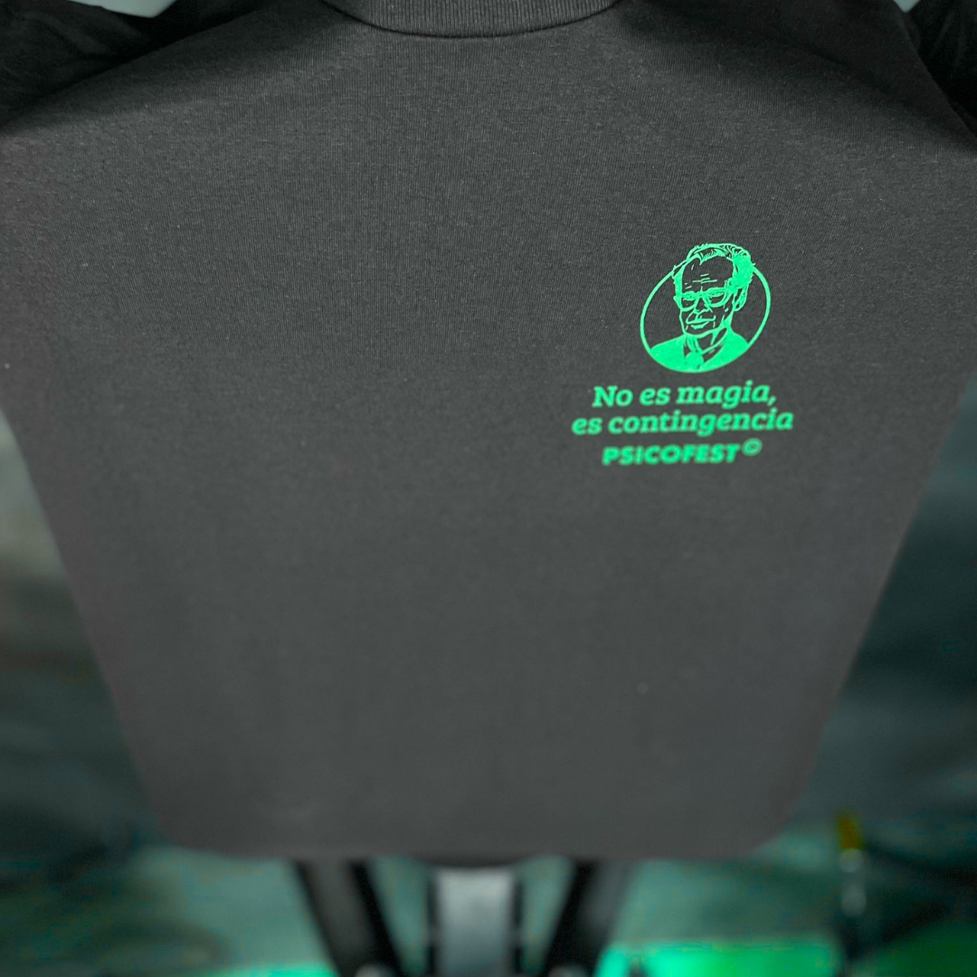 Camiseta negra "PSICOFEST"
