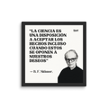 Lienzo acabado mate 35.56×35.56cm | B.F. Skinner