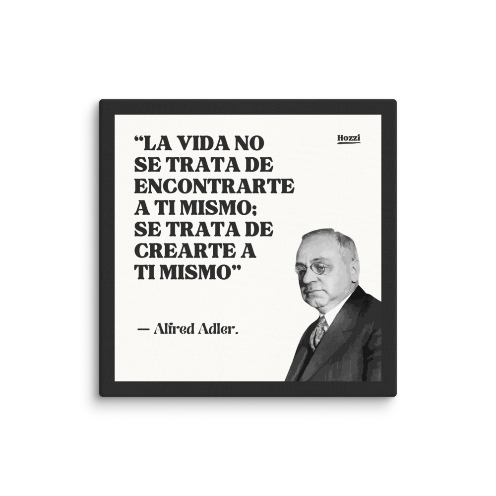 Lienzo acabado mate 35.56×35.56cm | Alfred Adler