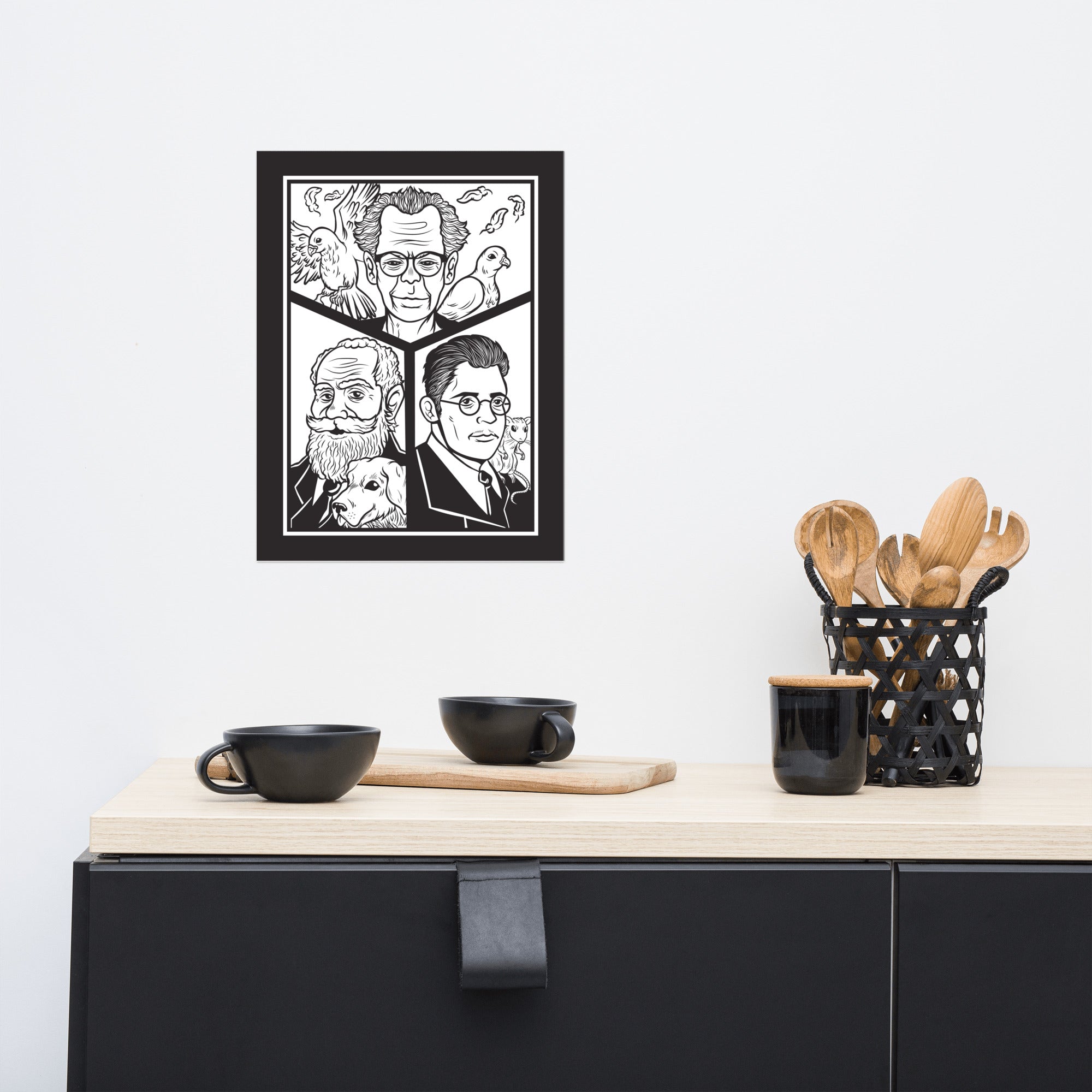 Póster cuadro acabado brillante mate tamaño grande con frase chula, épica, reflexiva. Diseño artístico, moderno, estético, urbano. Inspirado en psicología.