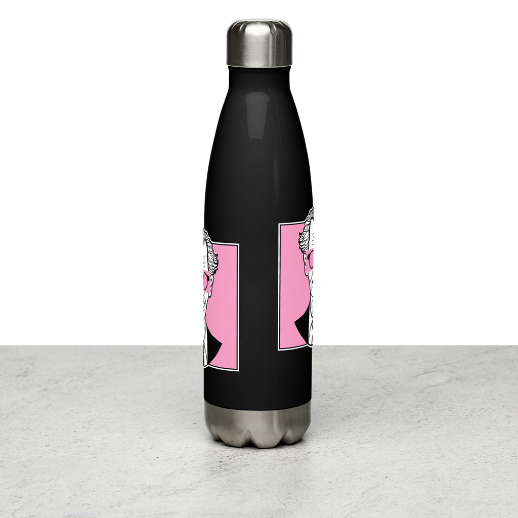 Botella de acero inoxidable de 500 ml con diseño personalizado y estética moderna, urbana, artística, minimalista. Con significado e inspiración en psicología.