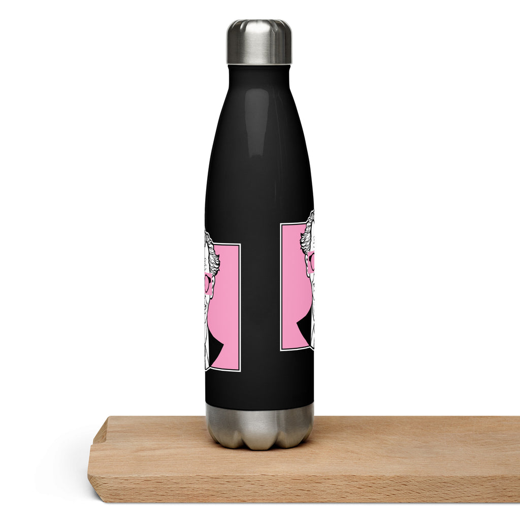Botella de acero inoxidable de 500 ml con diseño personalizado y estética moderna, urbana, artística, minimalista. Con significado e inspiración en psicología.