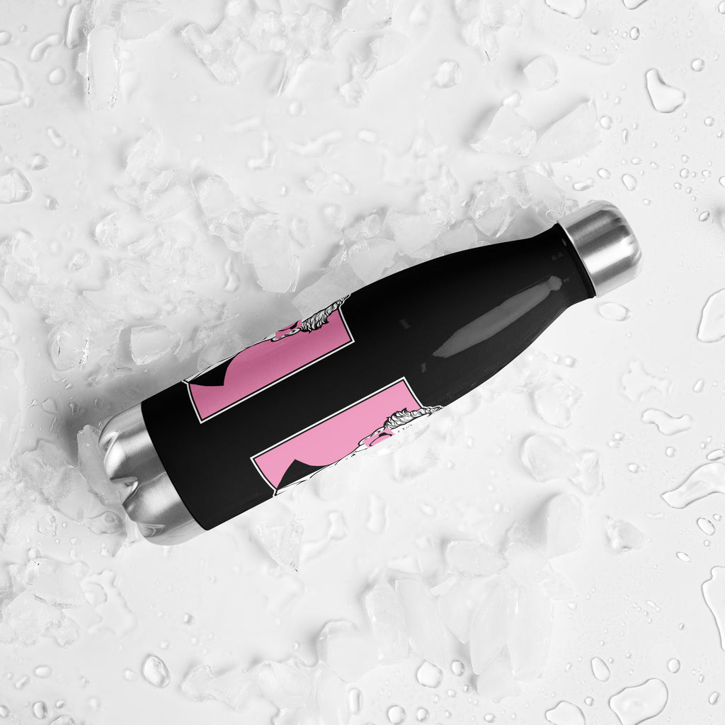 Botella de acero inoxidable de 500 ml con diseño personalizado y estética moderna, urbana, artística, minimalista. Con significado e inspiración en psicología.