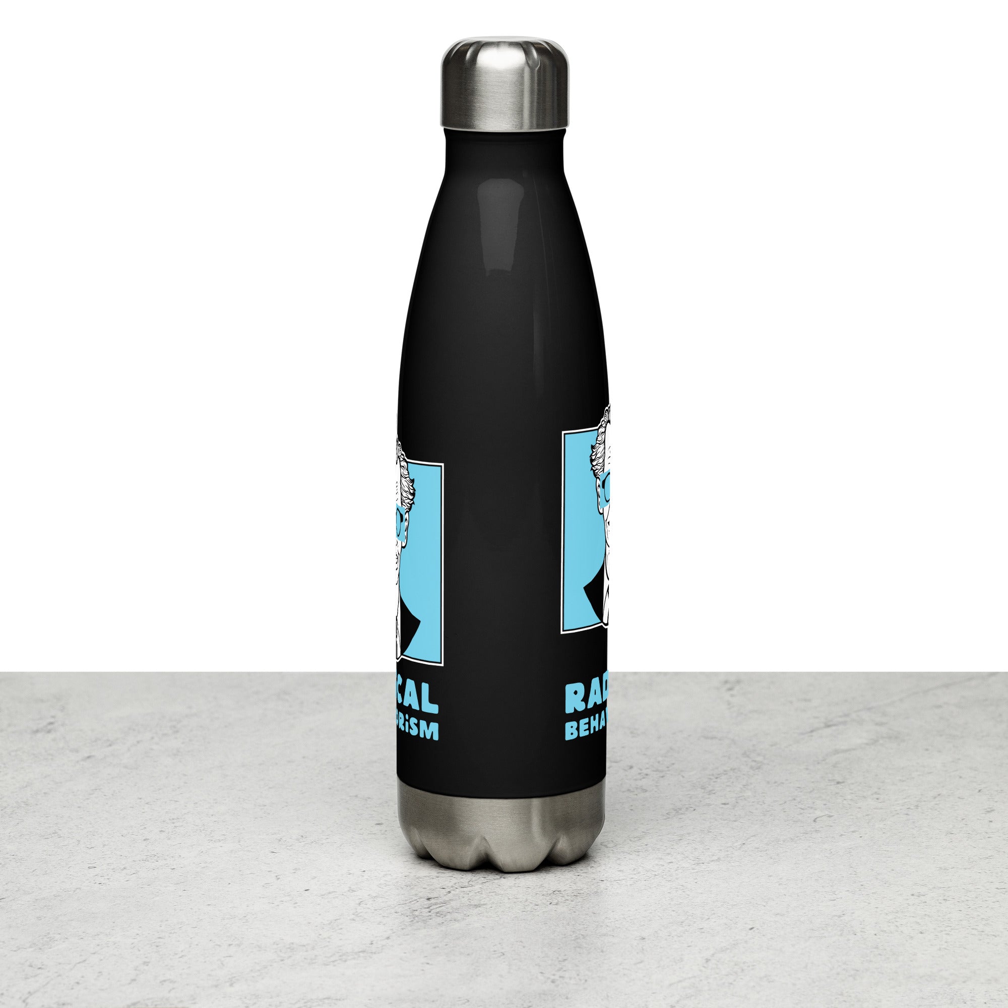 Botella de acero inoxidable de 500 ml con diseño personalizado y estética moderna, urbana, artística, minimalista. Con significado e inspiración en psicología.