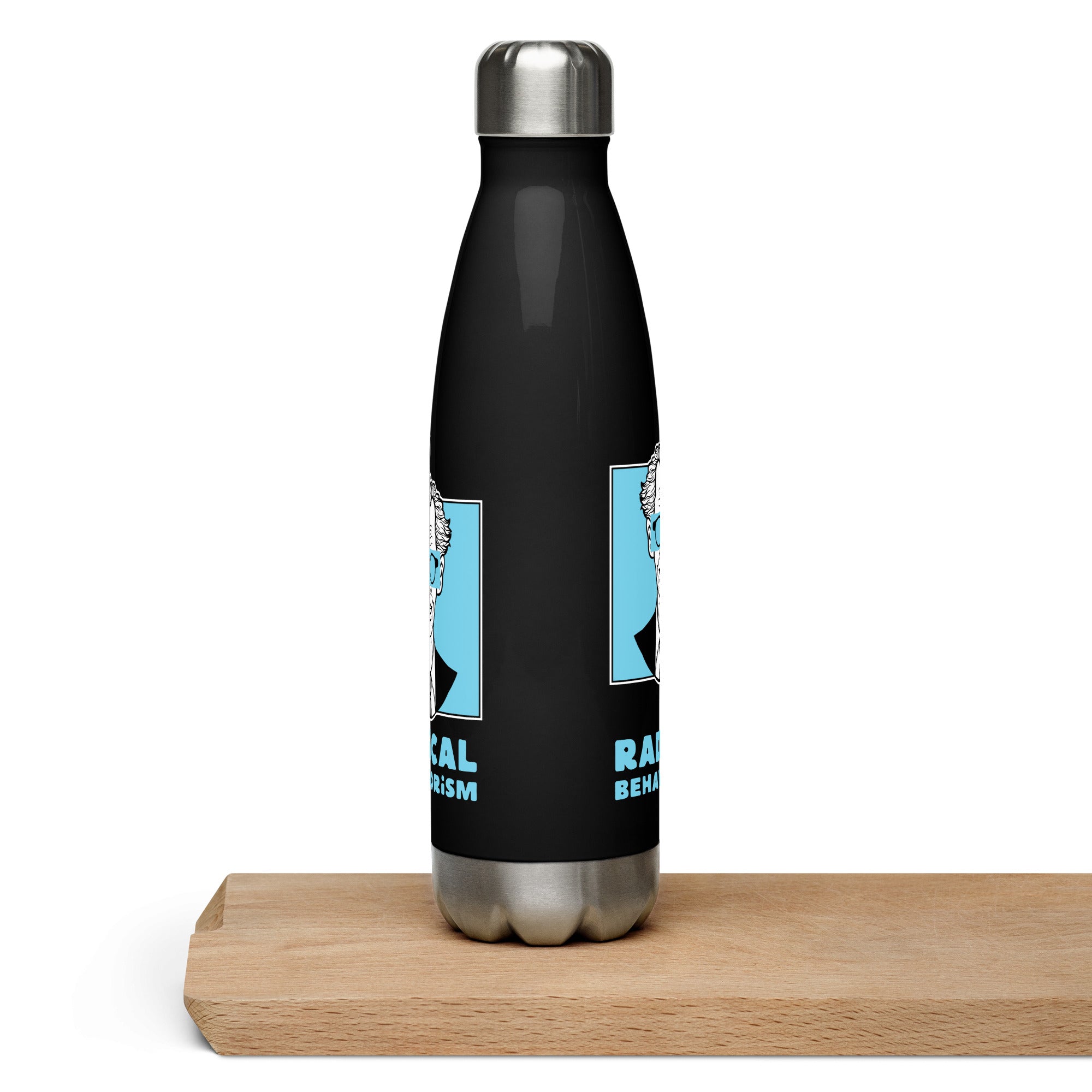 Botella de acero inoxidable de 500 ml con diseño personalizado y estética moderna, urbana, artística, minimalista. Con significado e inspiración en psicología.