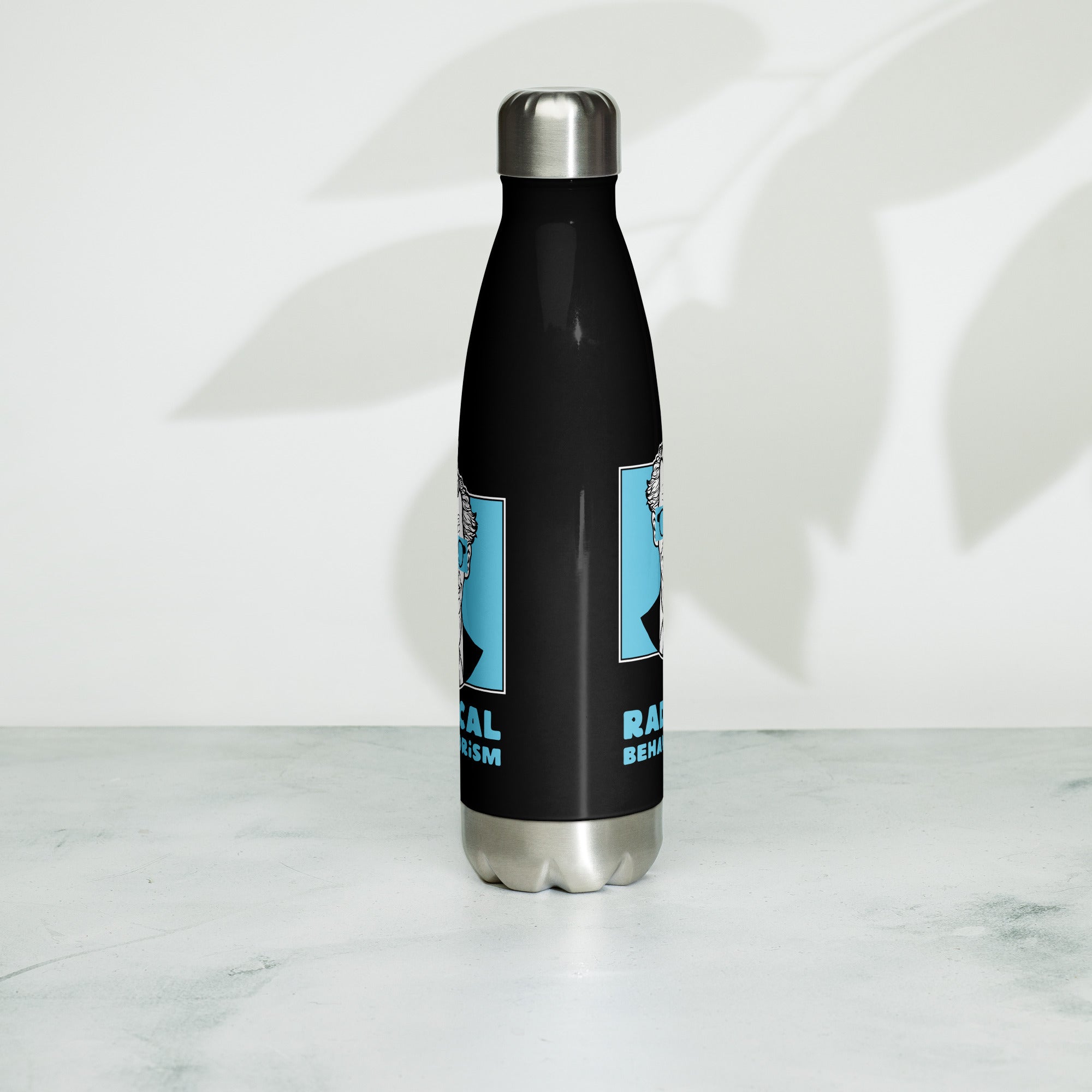 Botella de acero inoxidable de 500 ml con diseño personalizado y estética moderna, urbana, artística, minimalista. Con significado e inspiración en psicología.