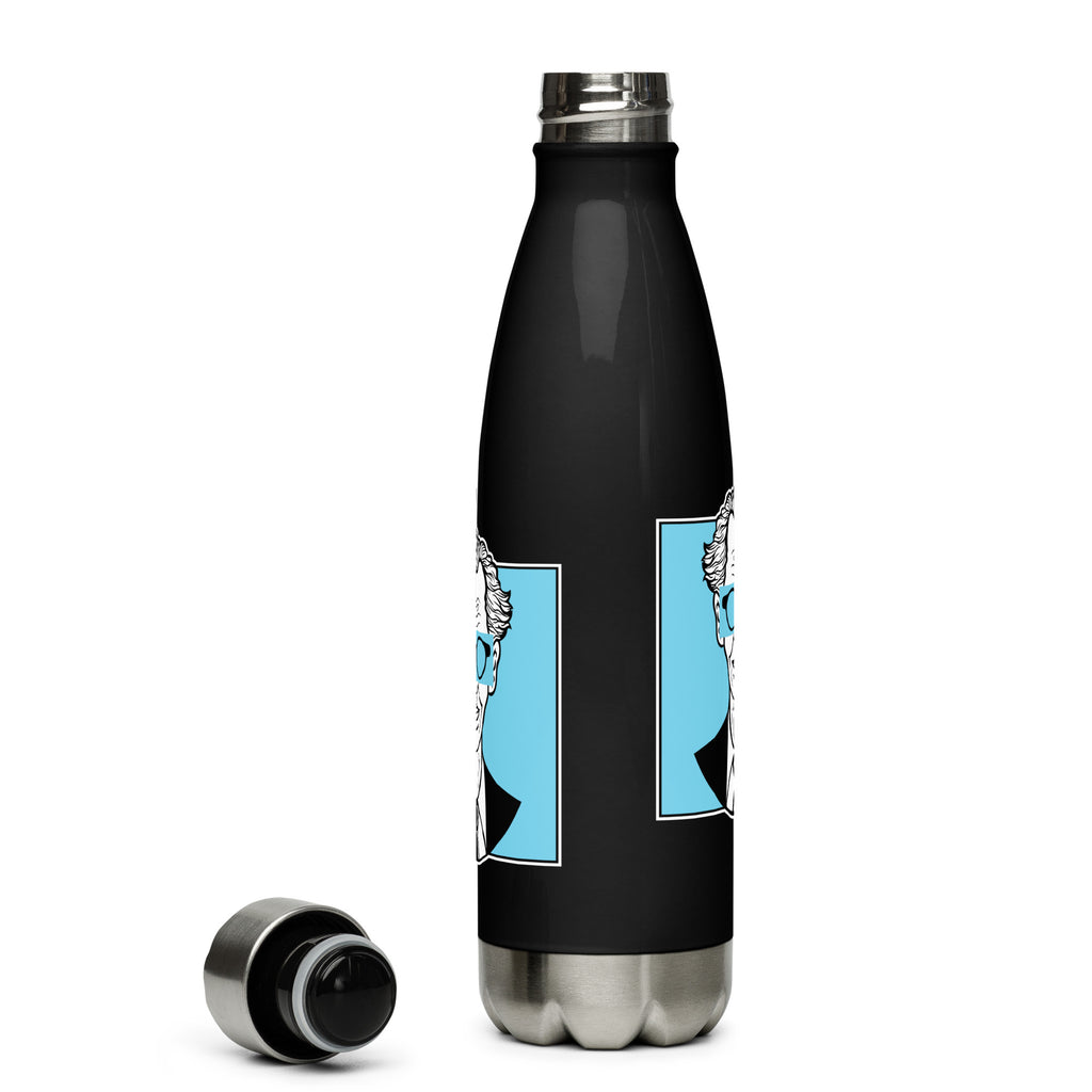 Botella de acero inoxidable de 500 ml con diseño personalizado y estética moderna, urbana, artística, minimalista. Con significado e inspiración en psicología.
