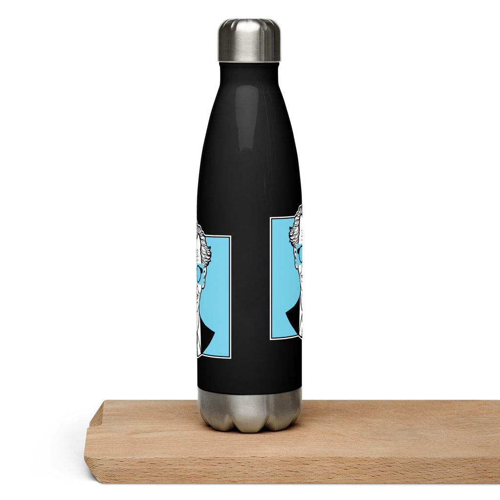Botella de acero inoxidable de 500 ml con diseño personalizado y estética moderna, urbana, artística, minimalista. Con significado e inspiración en psicología.