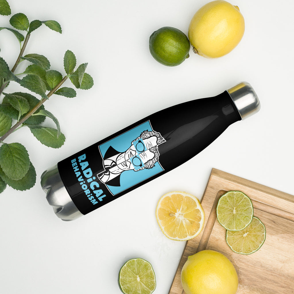 Botella de acero inoxidable de 500 ml con diseño personalizado y estética moderna, urbana, artística, minimalista. Con significado e inspiración en psicología.