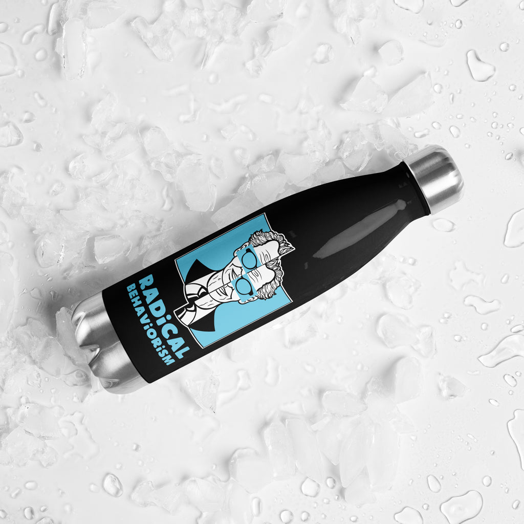 Botella de acero inoxidable de 500 ml con diseño personalizado y estética moderna, urbana, artística, minimalista. Con significado e inspiración en psicología.