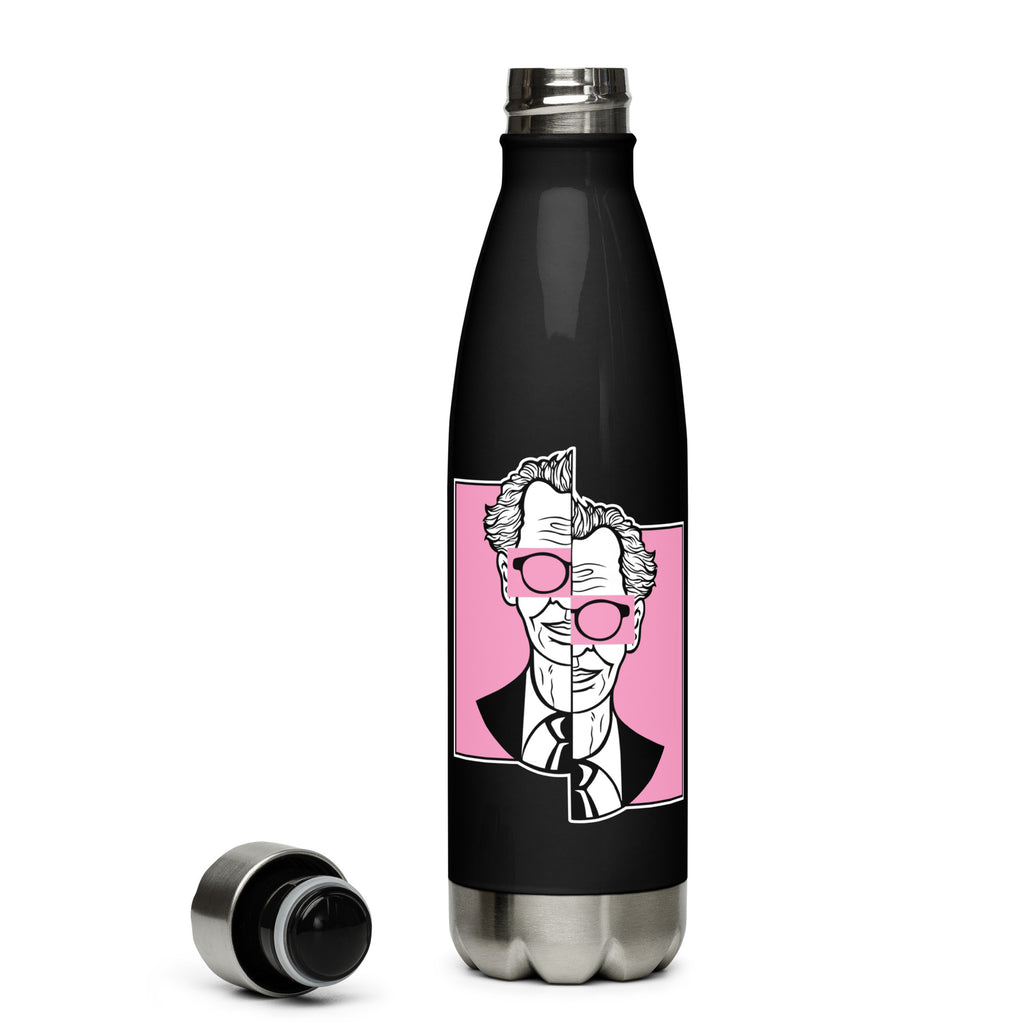 Botella de acero inoxidable de 500 ml con diseño personalizado y estética moderna, urbana, artística, minimalista. Con significado e inspiración en psicología.