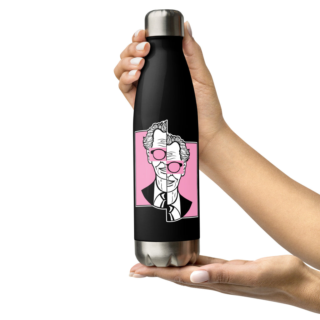 Botella de acero inoxidable de 500 ml con diseño personalizado y estética moderna, urbana, artística, minimalista. Con significado e inspiración en psicología.