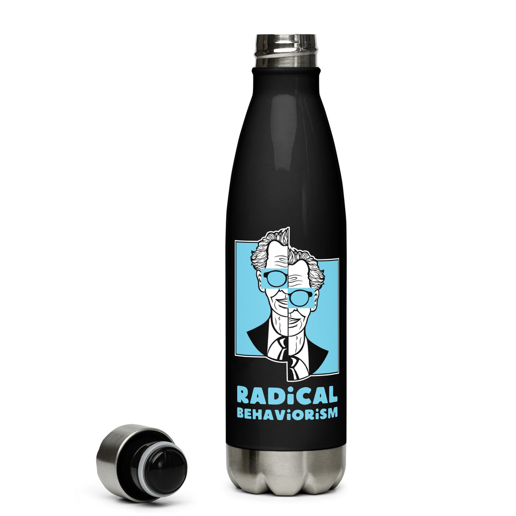 Botella de acero inoxidable de 500 ml con diseño personalizado y estética moderna, urbana, artística, minimalista. Con significado e inspiración en psicología.