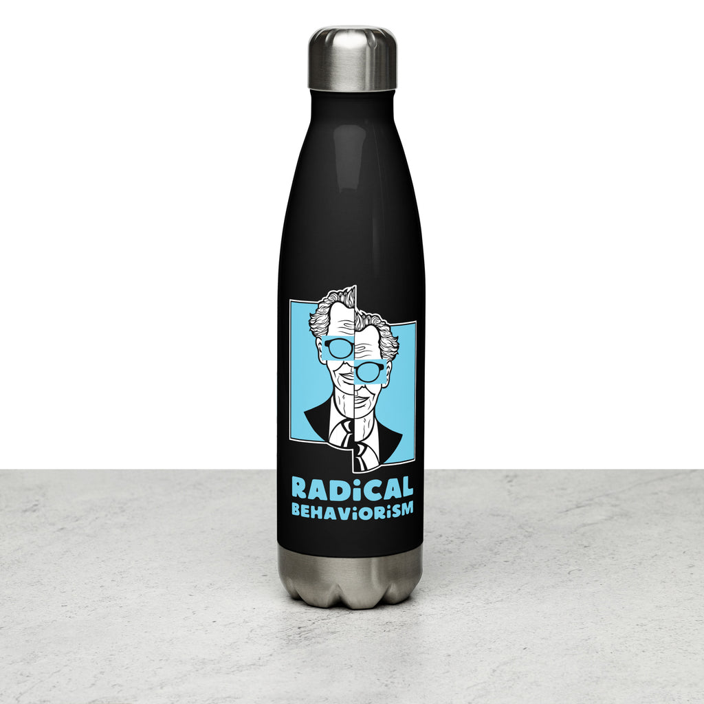 Botella de acero inoxidable de 500 ml con diseño personalizado y estética moderna, urbana, artística, minimalista. Con significado e inspiración en psicología.