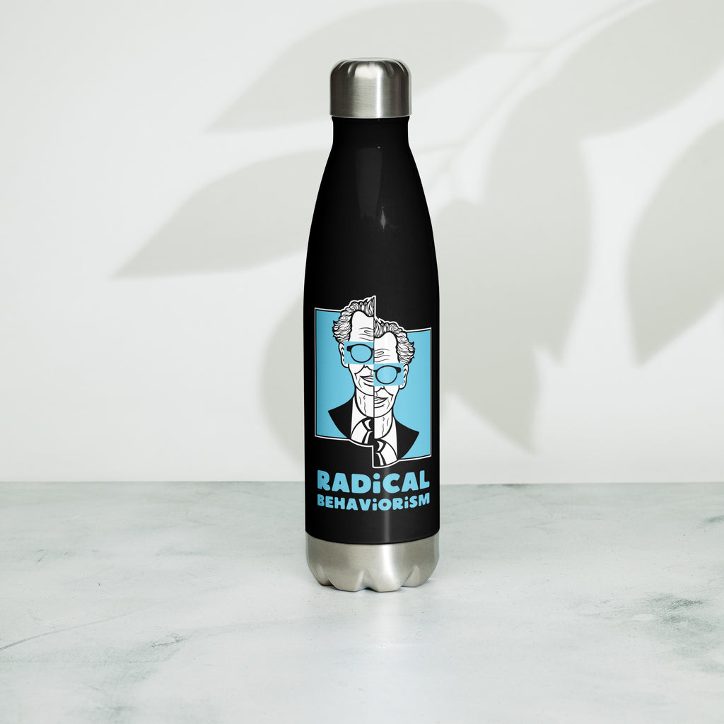 Botella de acero inoxidable de 500 ml con diseño personalizado y estética moderna, urbana, artística, minimalista. Con significado e inspiración en psicología.