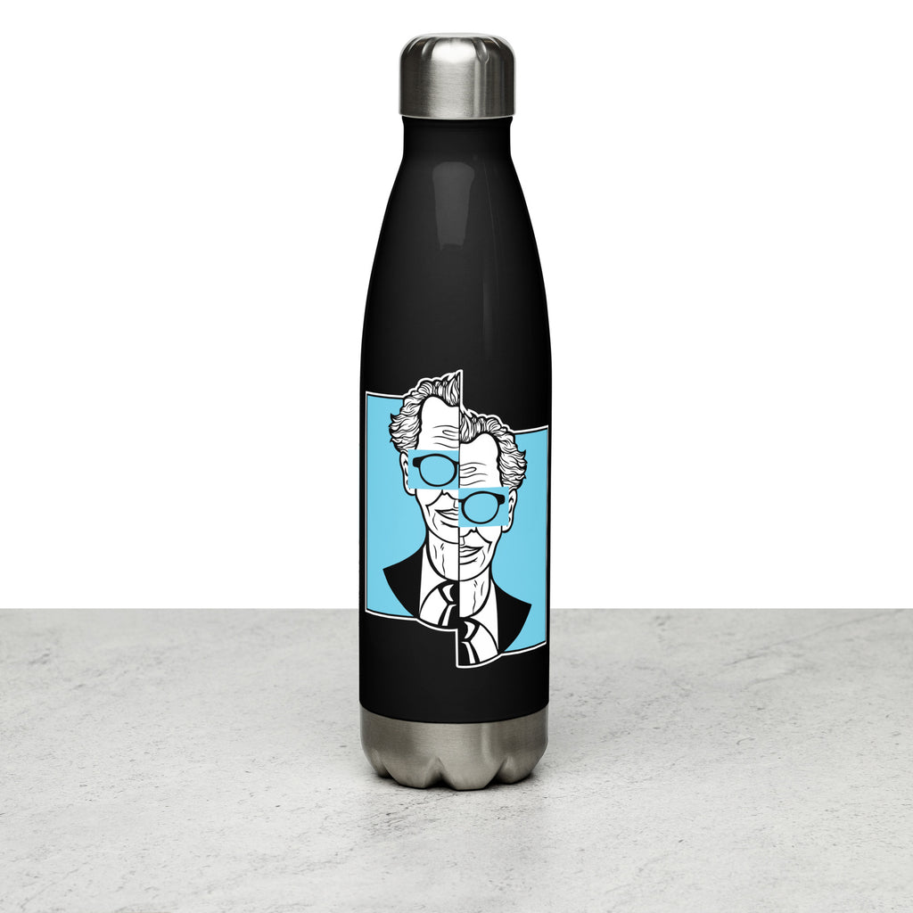 Botella de acero inoxidable de 500 ml con diseño personalizado y estética moderna, urbana, artística, minimalista. Con significado e inspiración en psicología.