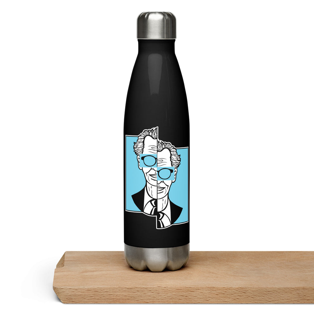 Botella de acero inoxidable de 500 ml con diseño personalizado y estética moderna, urbana, artística, minimalista. Con significado e inspiración en psicología.