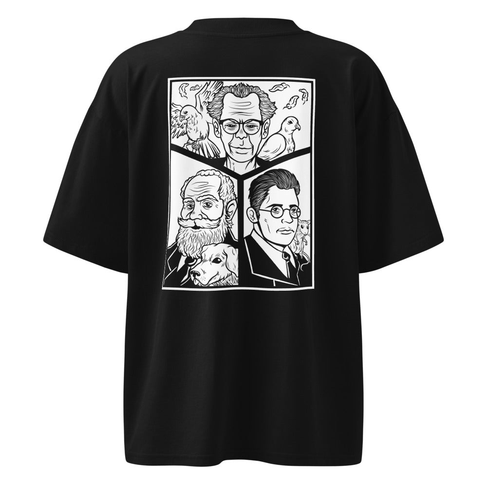 Camiseta oversize de moda con estética urbana y moderna. Diseño inspirado en psicología y con significado profundo. Perfecta para expresar identidad y juventud.