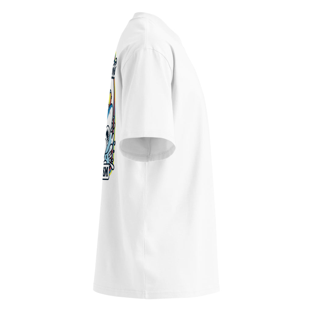 Camiseta oversize de moda con estética urbana y moderna. Diseño inspirado en psicología y con significado profundo. Perfecta para expresar identidad y juventud.